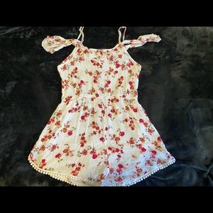 Floral Print Romper